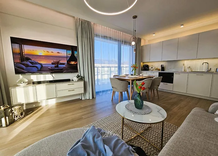 Apartamento D303 Sea Heaven Z Widokiem Na Morze, Przy Plazy, Basen, Sauna I Jacuzzi W Budynku, Prywatna Rowerownia - 5d